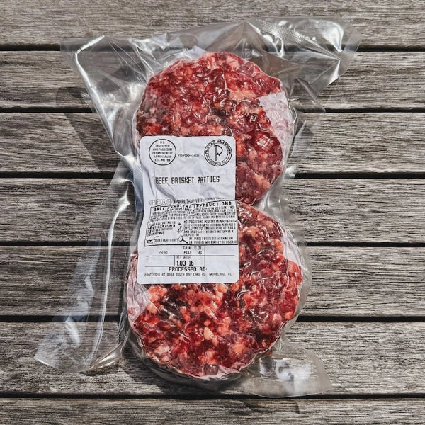 Regenerative Brisket Burgers