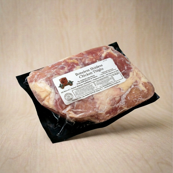 Boneless Skinless Chicken Thighs (1.5 lb Avg)